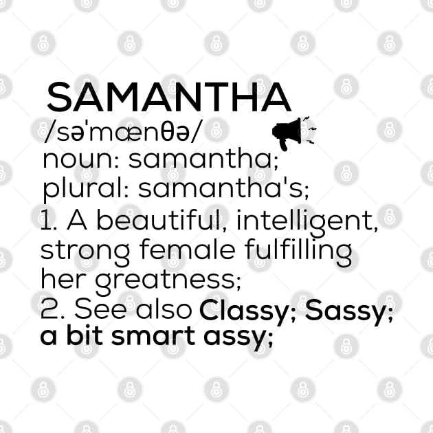 Samantha Name Definition Samantha Female Name by TeeLogic