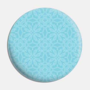 Light Blue Mosaic Pin