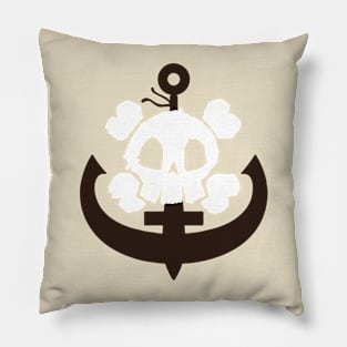 Skull Ships Anchor Pillow