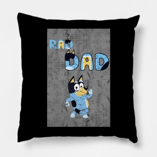 bluey dad Pillow