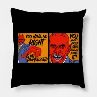 Yelling Devil Pillow