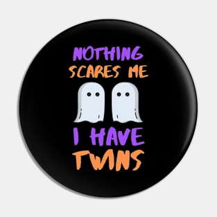 LAZY HALLOWEEN COSTUME NOTHING SCARES ME TWINS Pin