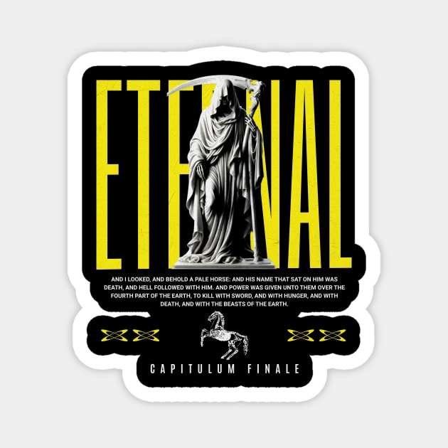 Grim Reaper Statue - Capitulum Finale Magnet by Designed By Marty