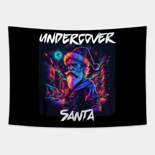 Undercover Santa in Town 1 Tapestry