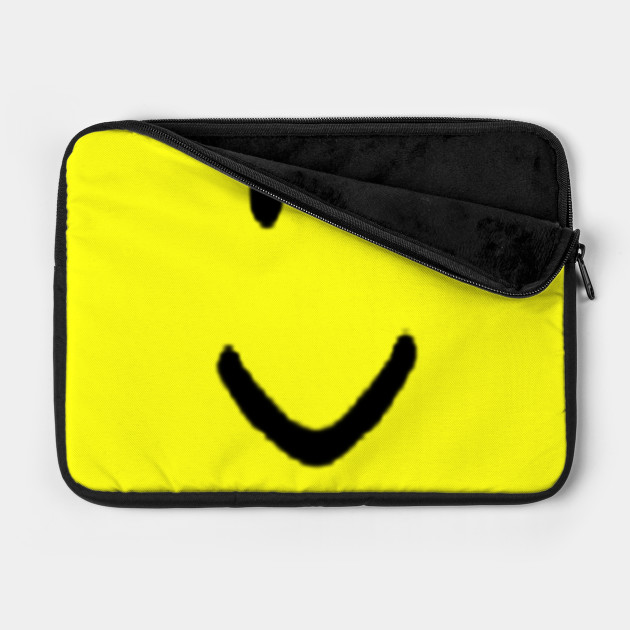 Roblox Halloween Noob Face Costume Roblox Laptop Case Teepublic - dressing up as a roblox noob