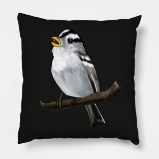 White-crowned Sparrow Pillow