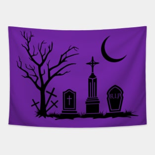 Graveyard Left Tapestry