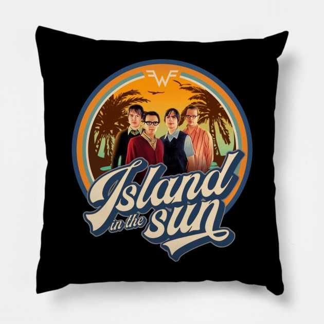 Summer in the sun Pillow by Trazzo