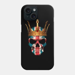 British Flag Skull with Crown Phone Case