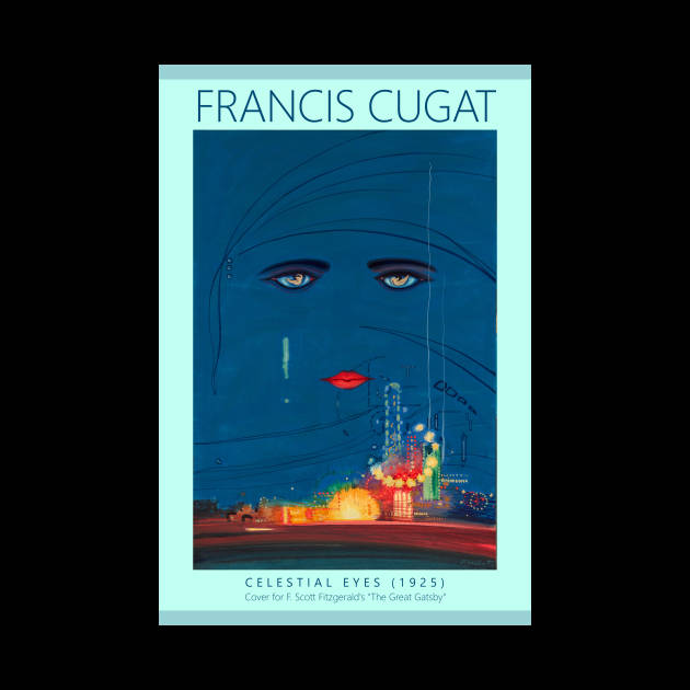 Francis Cugat Celestial Eyes Book Cover for The Great Gatsby Francis