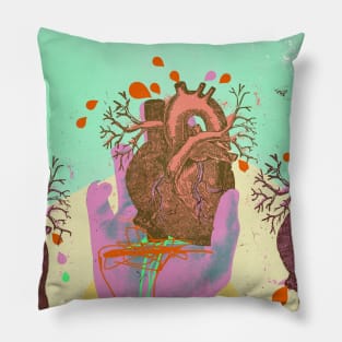 HEART IN HAND Pillow