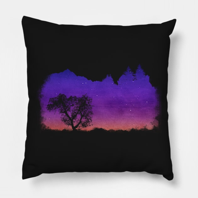 Twilight Fire Pillow by LightChaser