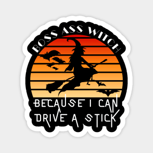 Boss Ass Witch Magnet