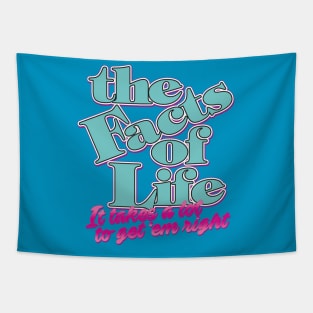 The Facts of Life: It Takes a Lot to Get 'em Right Tapestry