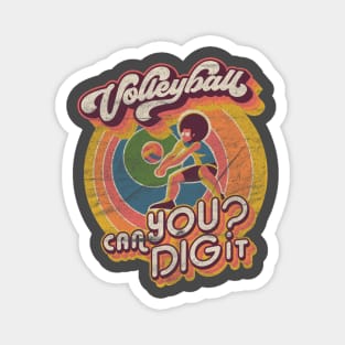 Can you dig it | Volleyball Design Magnet