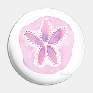 Mermaid Currency - Pink Sand Dollar Pin
