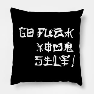 Offensive Adult Humor Go Fuck Yourself Chinese Pillow