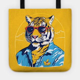 Tropical Roar: The Aloha Tiger Tote