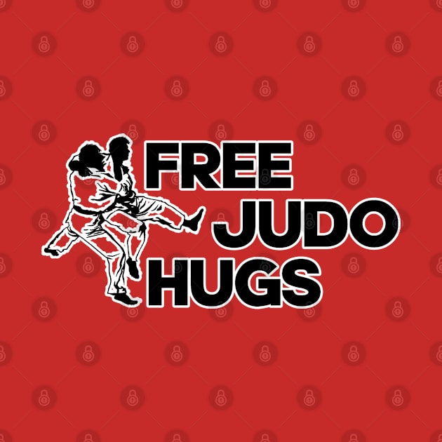 Free judo hugs. Funny martial arts pun. Karate fighting joke. Perfect present for mom mother dad father friend him or her by SerenityByAlex