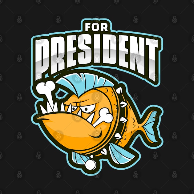 Funny fish for President by Boga