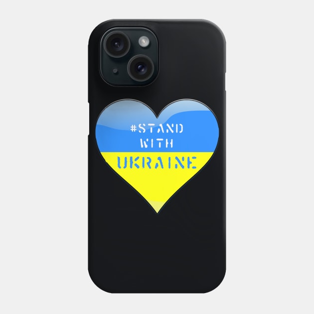 Stand with Ukraine Phone Case by tashashimaa