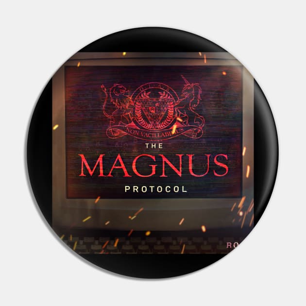 The Magnus Protocol - Podcast Logo Pin by Rusty Quill