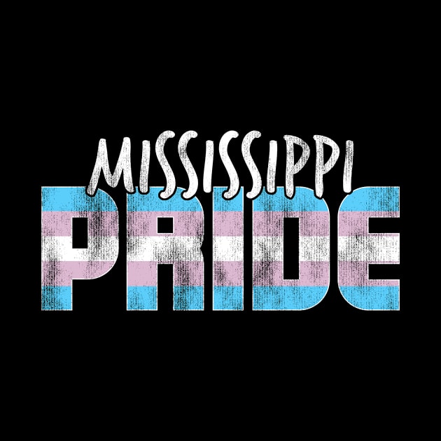 Mississippi Pride Transgender Flag by wheedesign