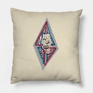 Silver Diamond BBQ Pillow