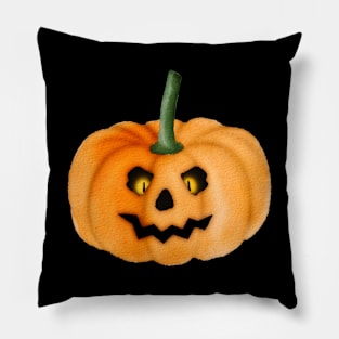 Scary Halloween Pumpkin Pillow