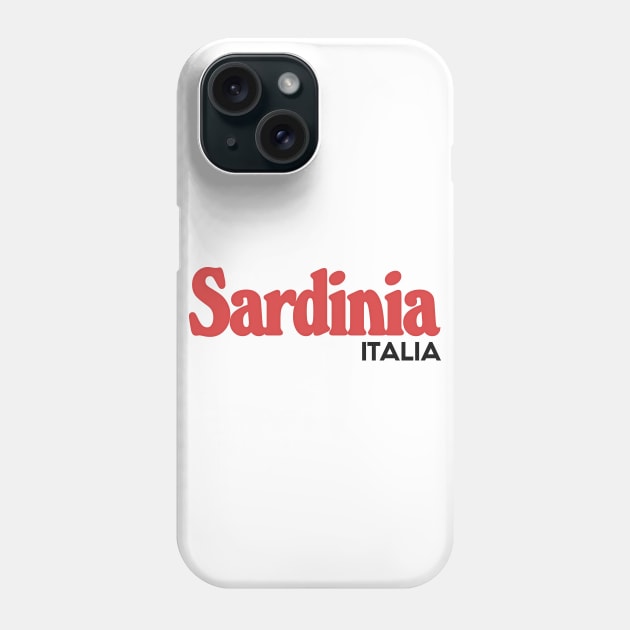 Sardinia // Original Retro Italia Region Design Phone Case by DankFutura