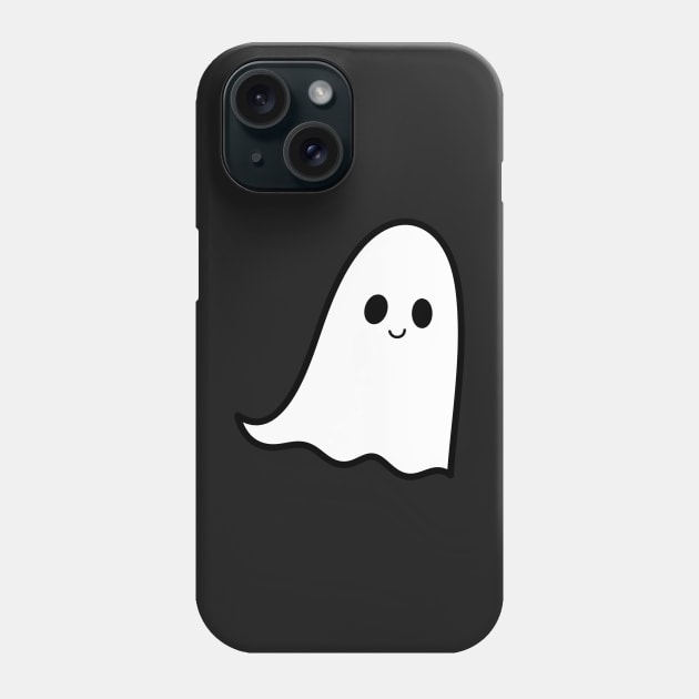 White sheet ghost Phone Case by medimidoodles