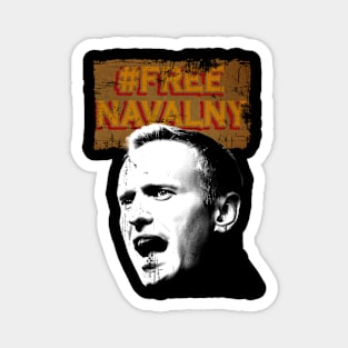 Free Navalny Vintage LOOK ART Magnet