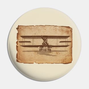 Airplane Oldtimer Pin