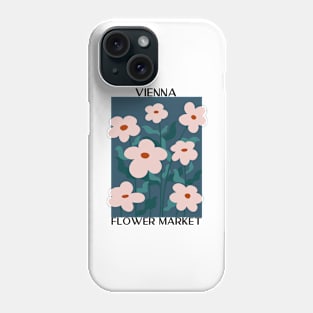 Abstract Pink Flower Market Illustration 22 Phone Case