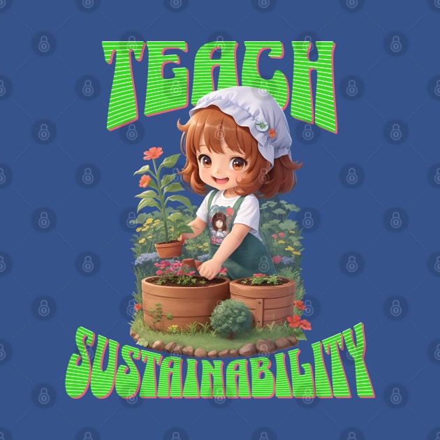 Teach Sustainability | Gardening Girl | Sustainable Living Garden by NerdyWerks