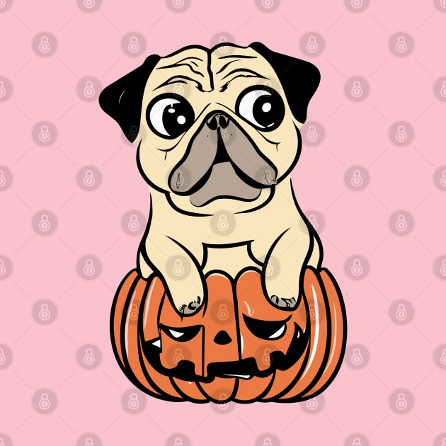 Pumpkin Pug by Cheeky BB