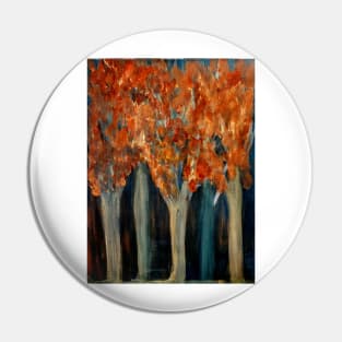 metallic forest Pin