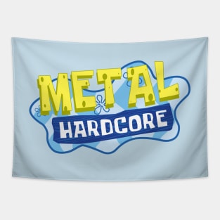 Metal Hardcore Spongebob Tapestry