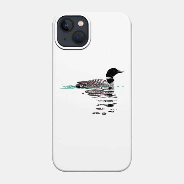 Common Loon - Bird - Phone Case