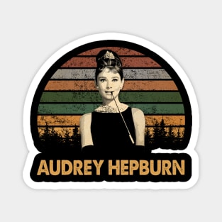 Audrey's Cinematic Legacy The Audrey Hepburn Film Icon Shirt Magnet