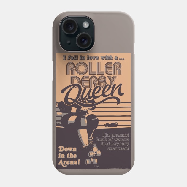 Jim Croce - Roller Derby Queen Phone Case by BBurn_Art