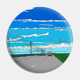 Road to Cape Canaveral Pin