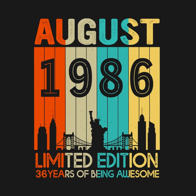 Vintage August 1986 Limited Edition 36 Years Of Being Awesome by sueannharley12