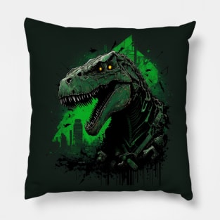 Tyrannosaurus rex mechanical Pillow