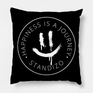 Happiness Is A Journey Pillow