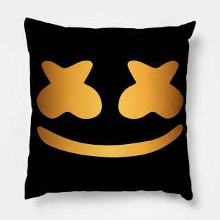 Marshmello golden gradient Pillow