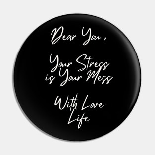 Life's Letter Pin