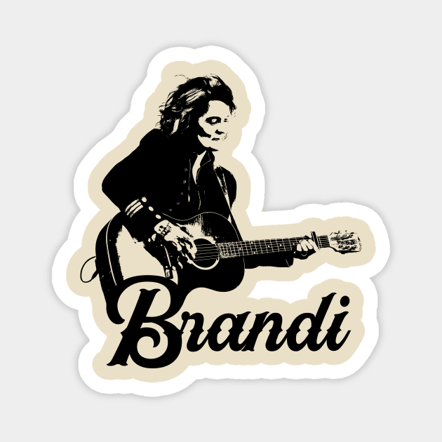 Classic Music Brandi Lover Gift For Fans Magnet by LloydFernandezArt