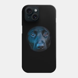 Black Lab's face Phone Case