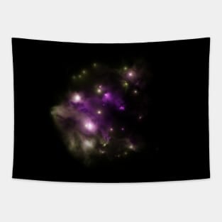 Purple and yellow stars in nebula Tapestry